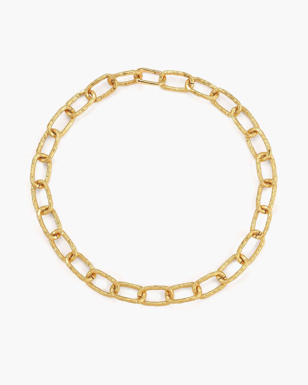 Chunky Textured Chain Necklace