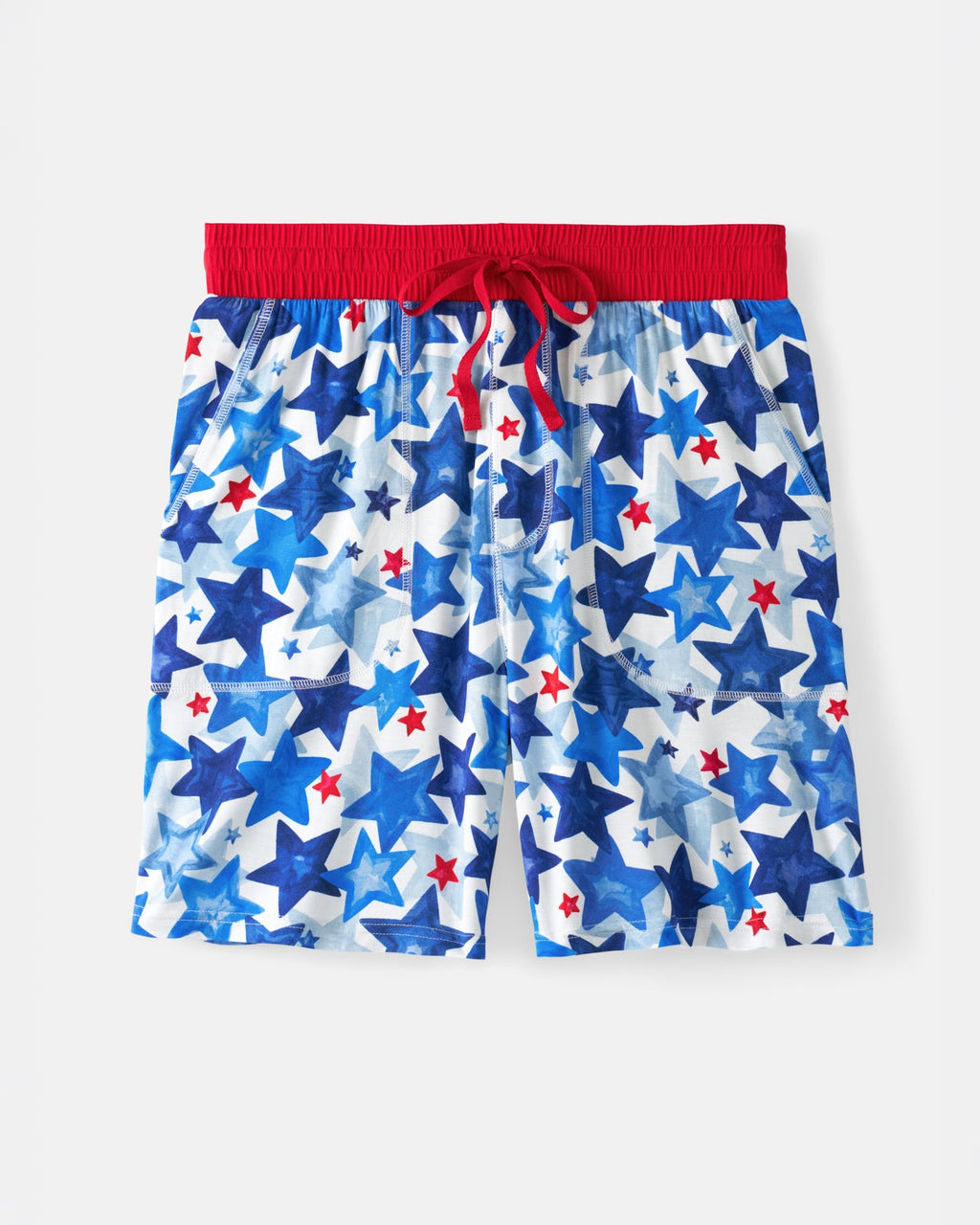 Starry Splash Men's Pajama Shorts