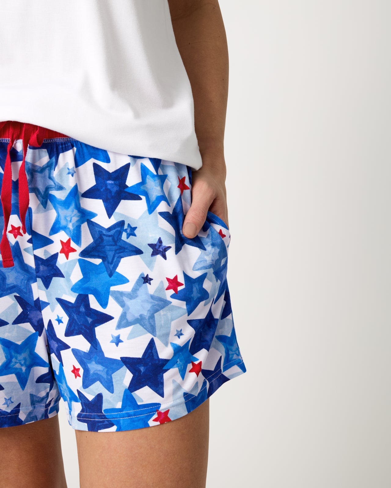 Starry Splash Women's Pajama Shorts