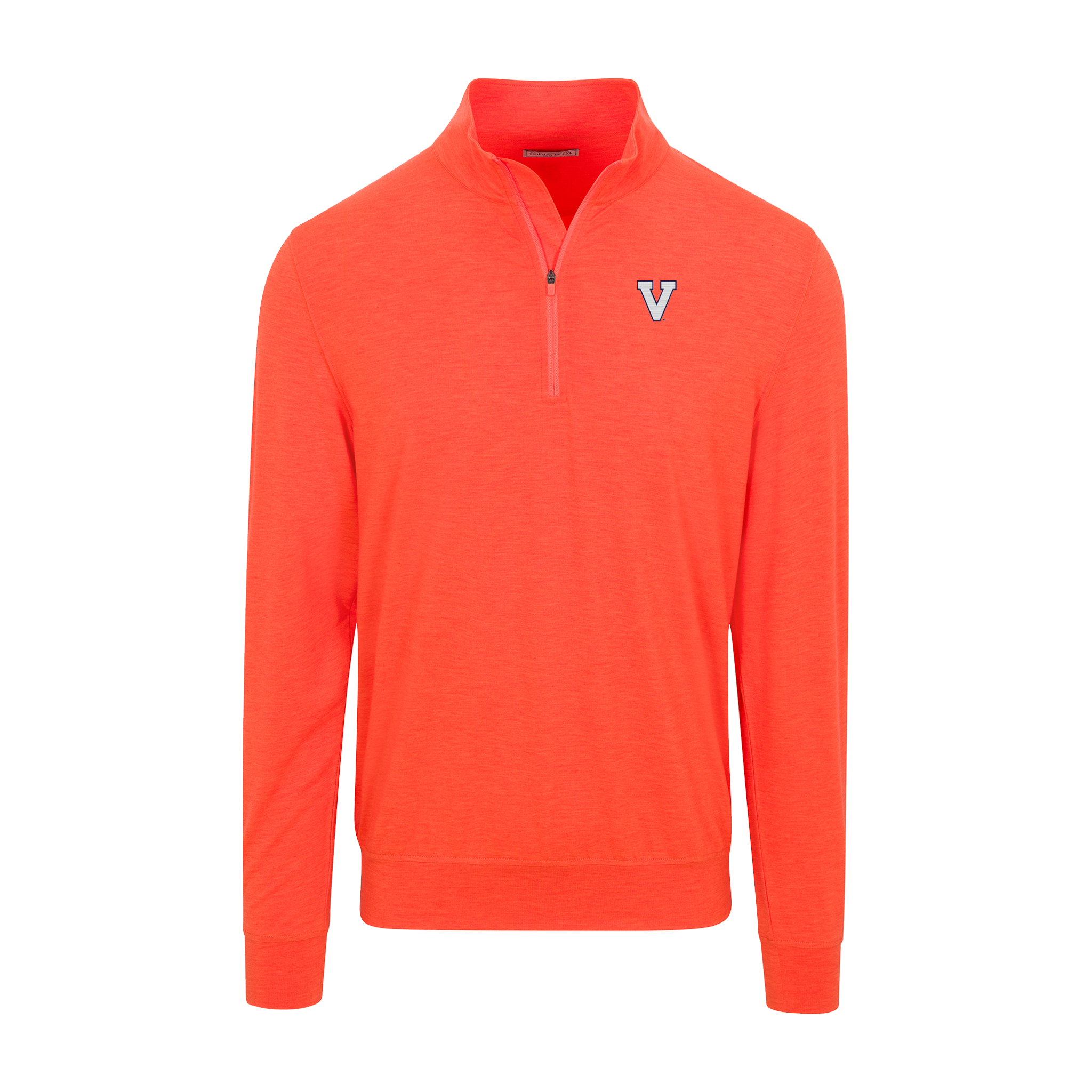 Virginia Velocity Performance Quarter Zip Orange